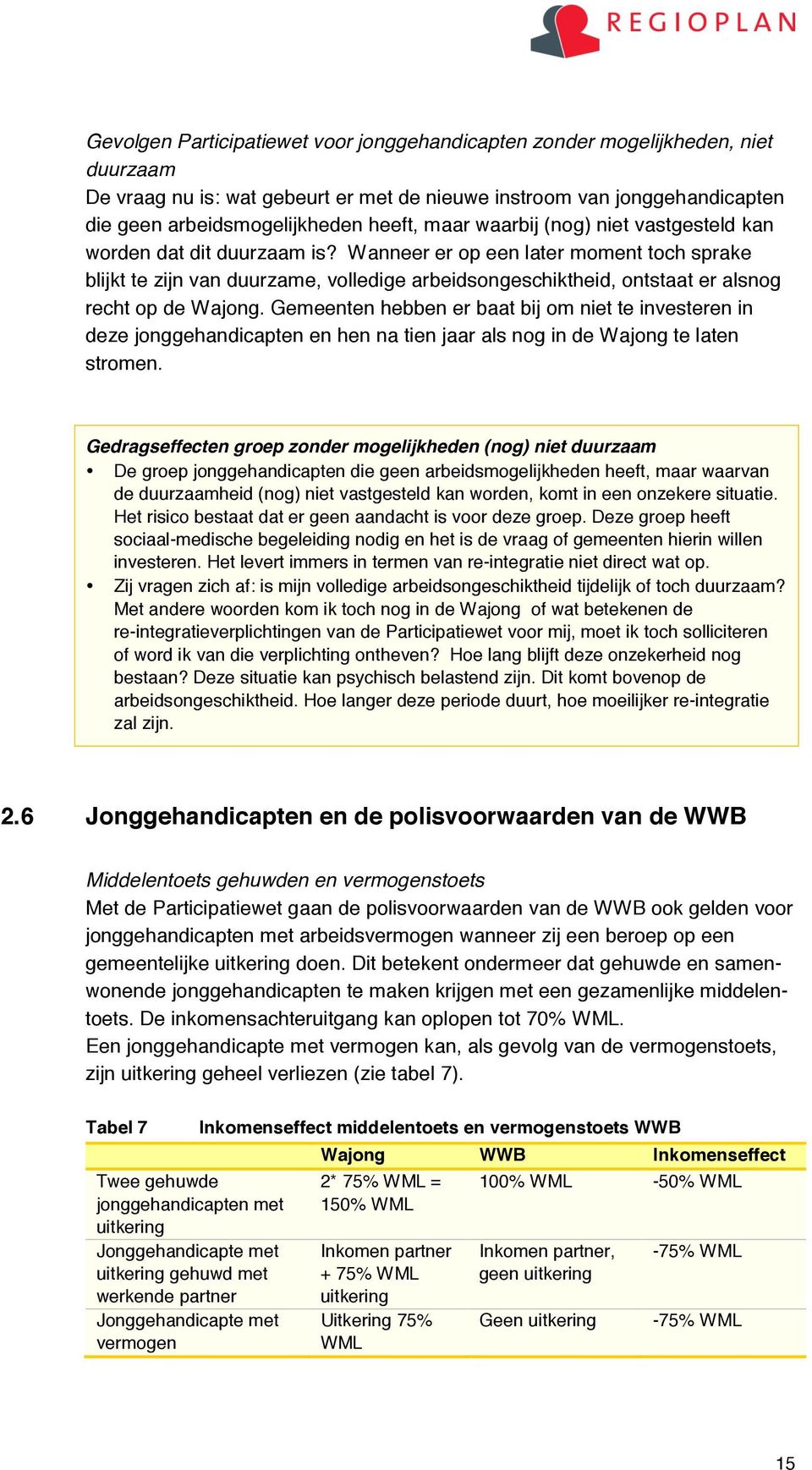 Wanneer er op een later moment toch sprake blijkt te zijn van duurzame, volledige arbeidsongeschiktheid, ontstaat er alsnog recht op de Wajong.