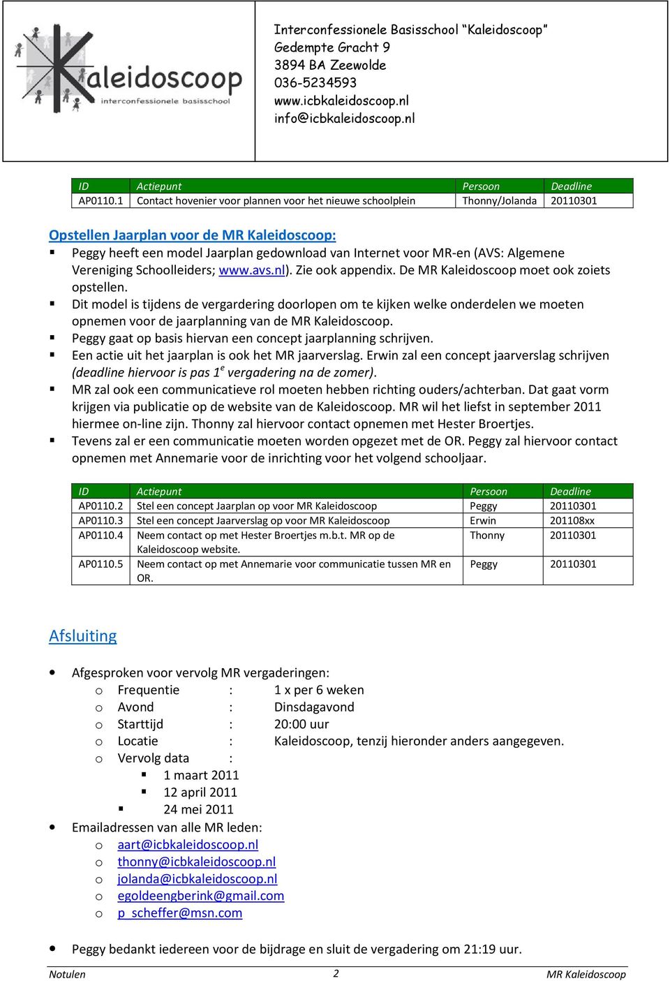 Vereniging Schoolleiders; www.avs.nl). Zie ook appendix. De moet ook zoiets opstellen.