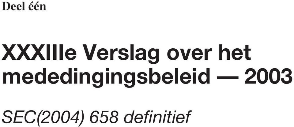 mededingingsbeleid