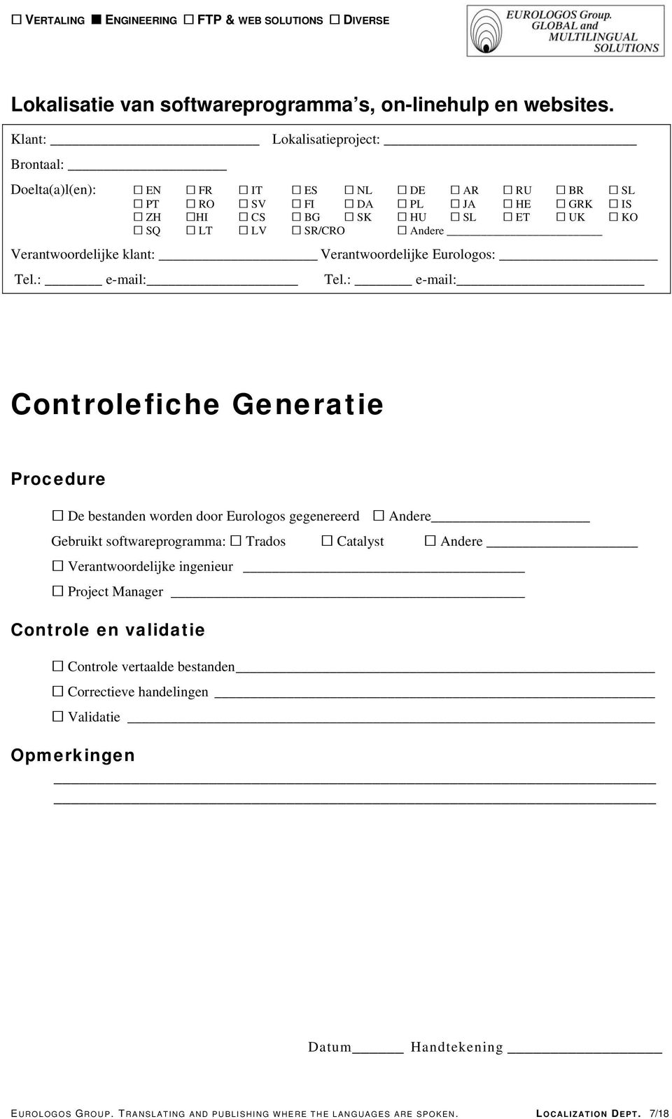 Catalyst Andere Verantwoordelijke ingenieur Project Manager Controle vertaalde bestanden E