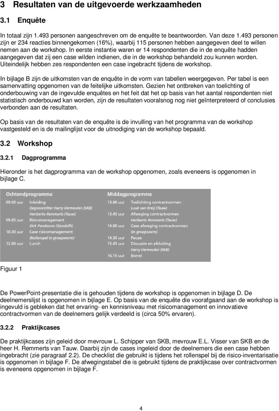 In eerste instantie waren er 14 respondenten die in de enquête hadden aangegeven dat zij een case wilden indienen, die in de workshop behandeld zou kunnen worden.