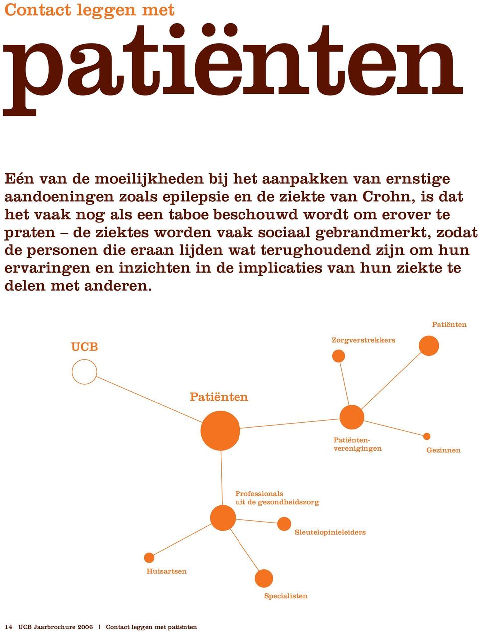 de ziektes worden vaak sociaal gebrandmerkt, zodat de personen die eraan lijden wat terughoudend zijn om hun ervaringen en inzichten in de implicaties van hun ziekte te delen met