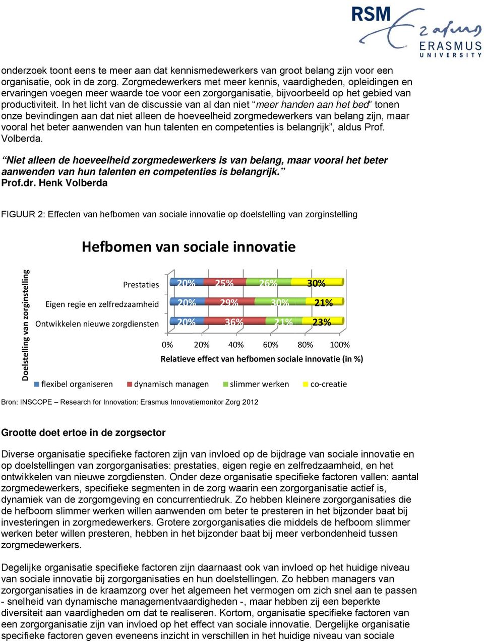 In het licht van de discussie van al dan niet meer handen aan het bed tonenn onze bevindingen aan dat niet alleen de hoeveelheid zorgmedewerkers van belang zijn, maar vooral het beter aanwenden van