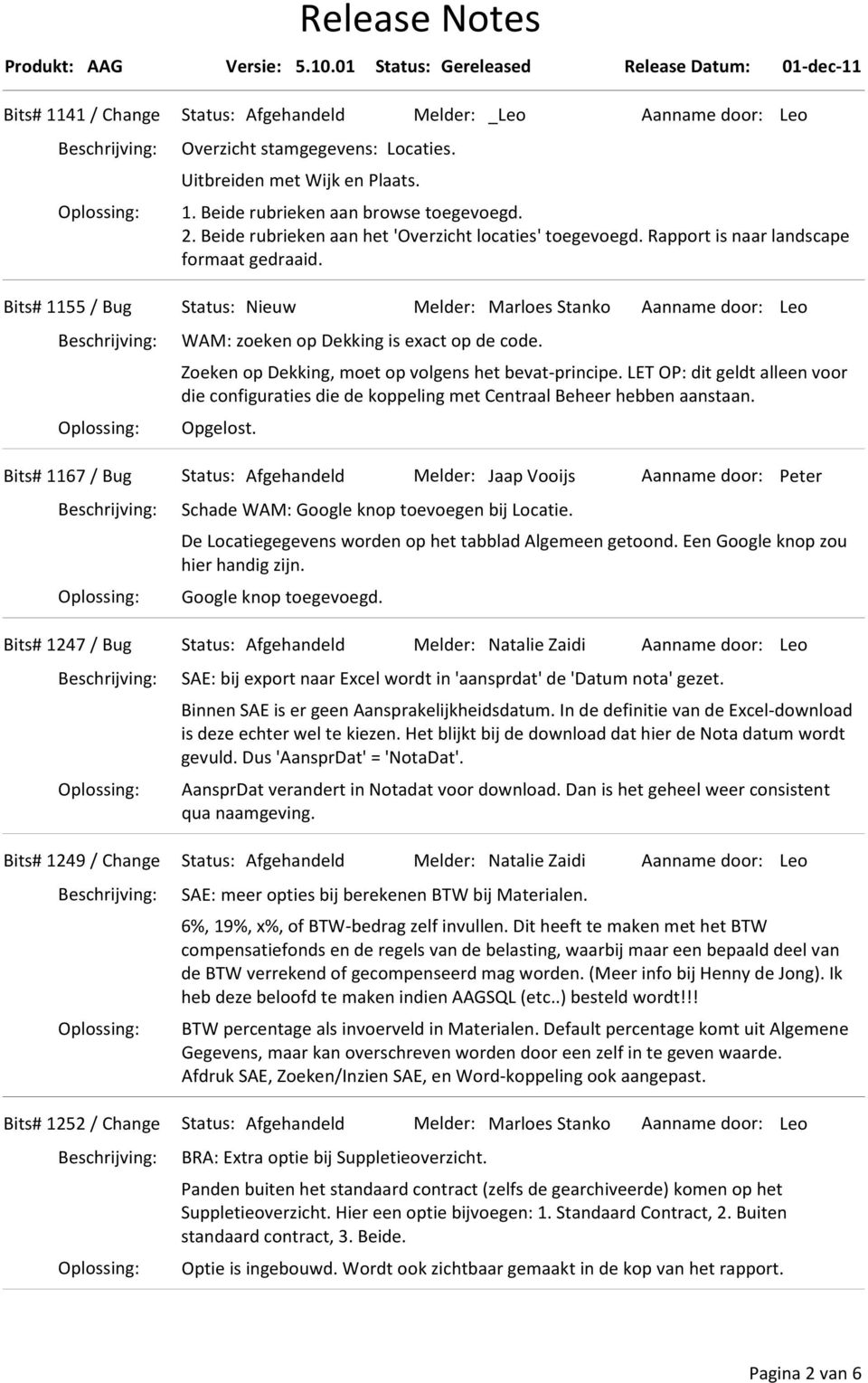 Opgelost. Zoeken op Dekking, moet op volgens het bevat-principe. LET OP: dit geldt alleen voor die configuraties die de koppeling met Centraal Beheer hebben aanstaan.