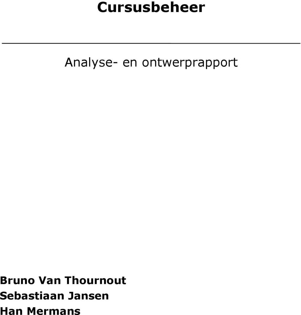 Bruno Van Thournout