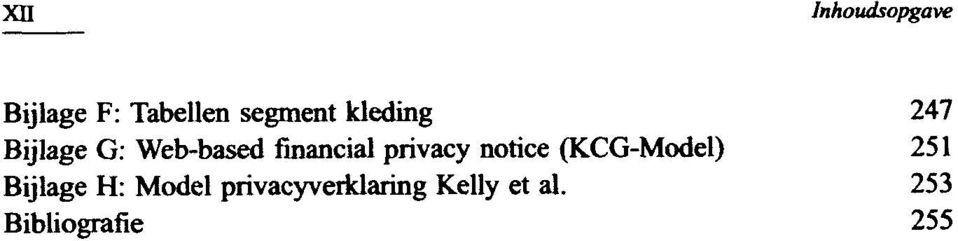 privacy notice 251 Bijlage H: Model
