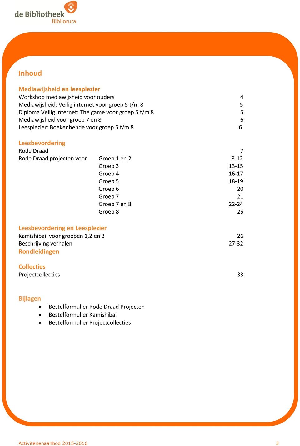 4 16-17 Groep 5 18-19 Groep 6 20 Groep 7 21 Groep 7 en 8 22-24 Groep 8 25 Leesbevordering en Leesplezier Kamishibai: voor groepen 1,2 en 3 26 Beschrijving verhalen 27-32