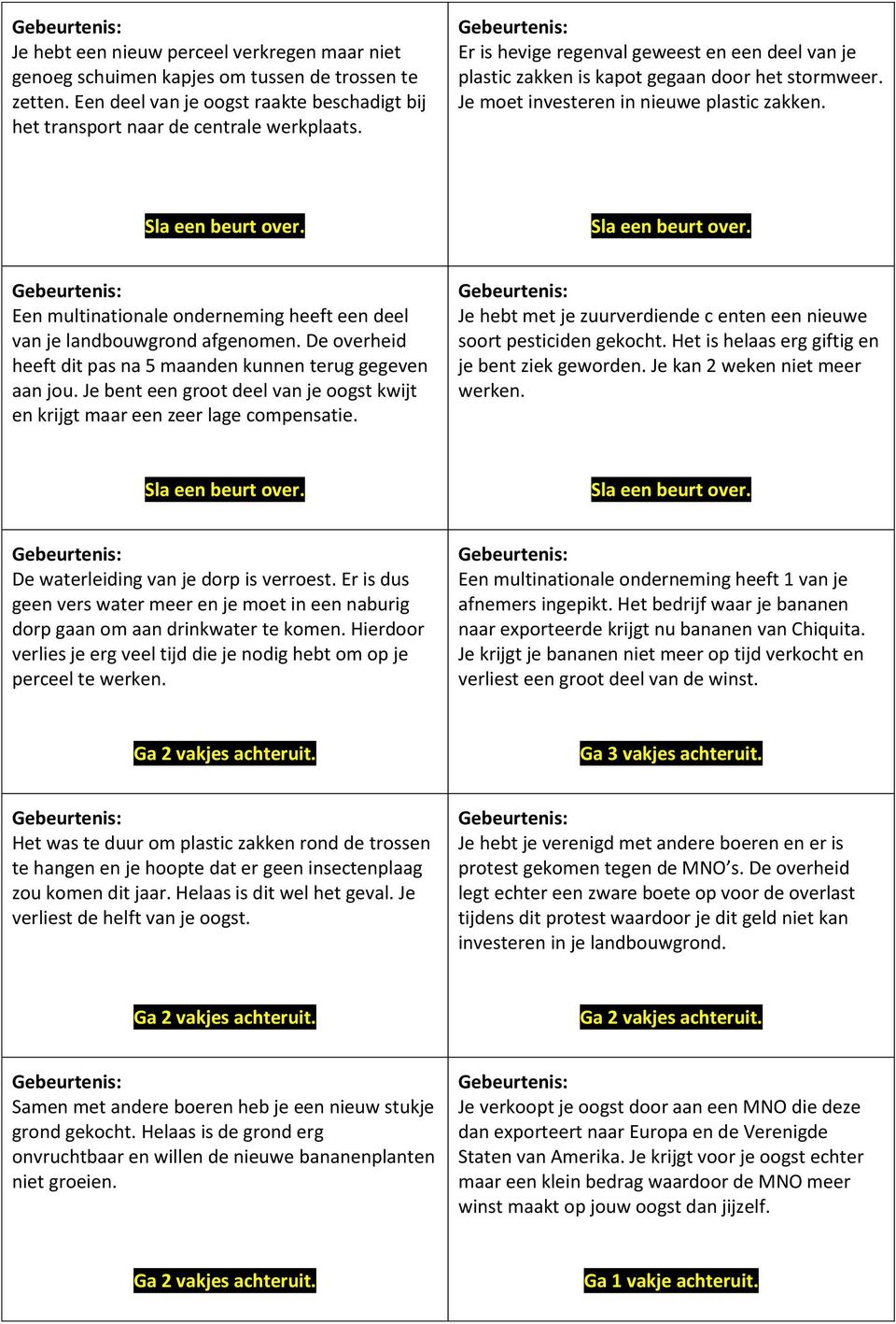 Een multinationale onderneming heeft een deel van je landbouwgrond afgenomen. De overheid heeft dit pas na 5 maanden kunnen terug gegeven aan jou.