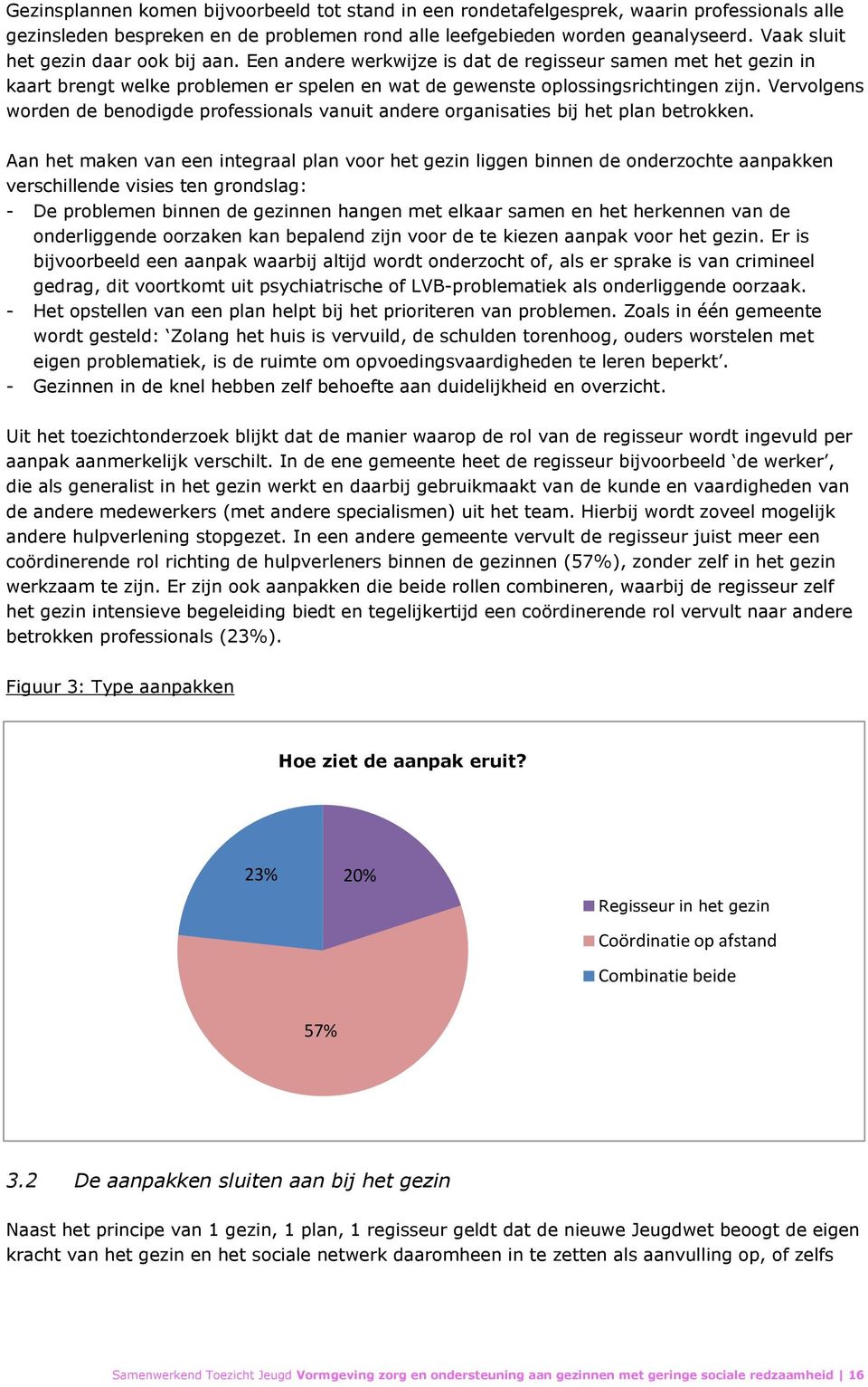 Vervolgens worden de benodigde professionals vanuit andere organisaties bij het plan betrokken.