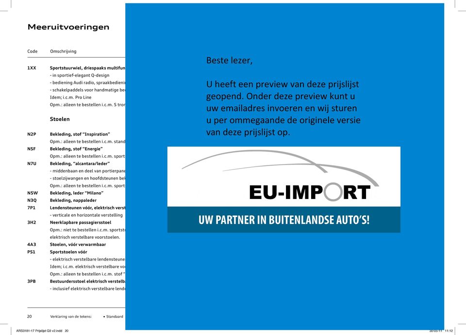 - schakelpaddels voor handmatige bediening S tronic Idem; i.c.m. Pro Line 254 302 48 350 - - Opm.: alleen te bestellen i.c.m. S tronic en radio concert of navigatie.