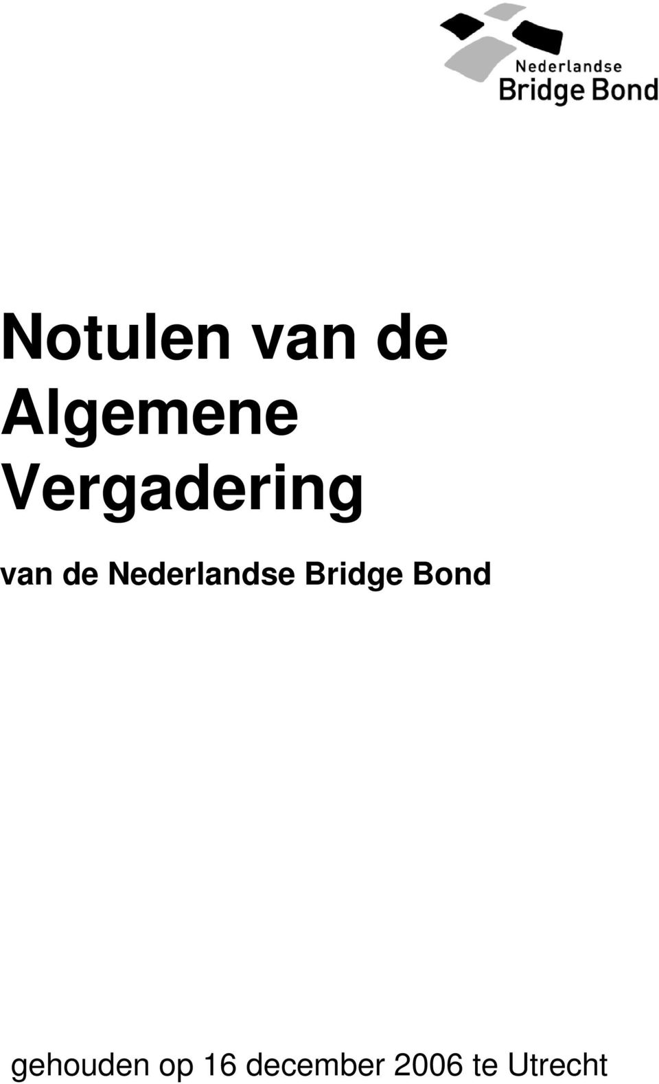 Nederlandse Bridge Bond