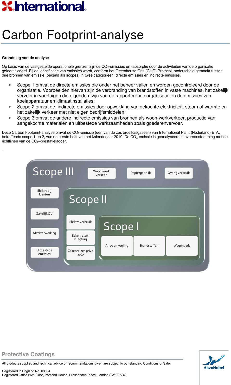 indirecte emissies. Scope 1 omvat de directe emissies die onder het beheer vallen en worden gecontroleerd door de organisatie.