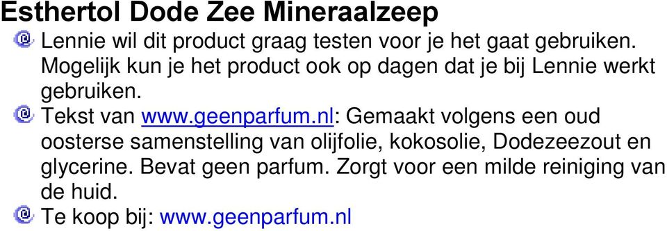 nl 4.25 100gr EM Natuurlijke Bad Zeep Tekst van www.geenparfum.