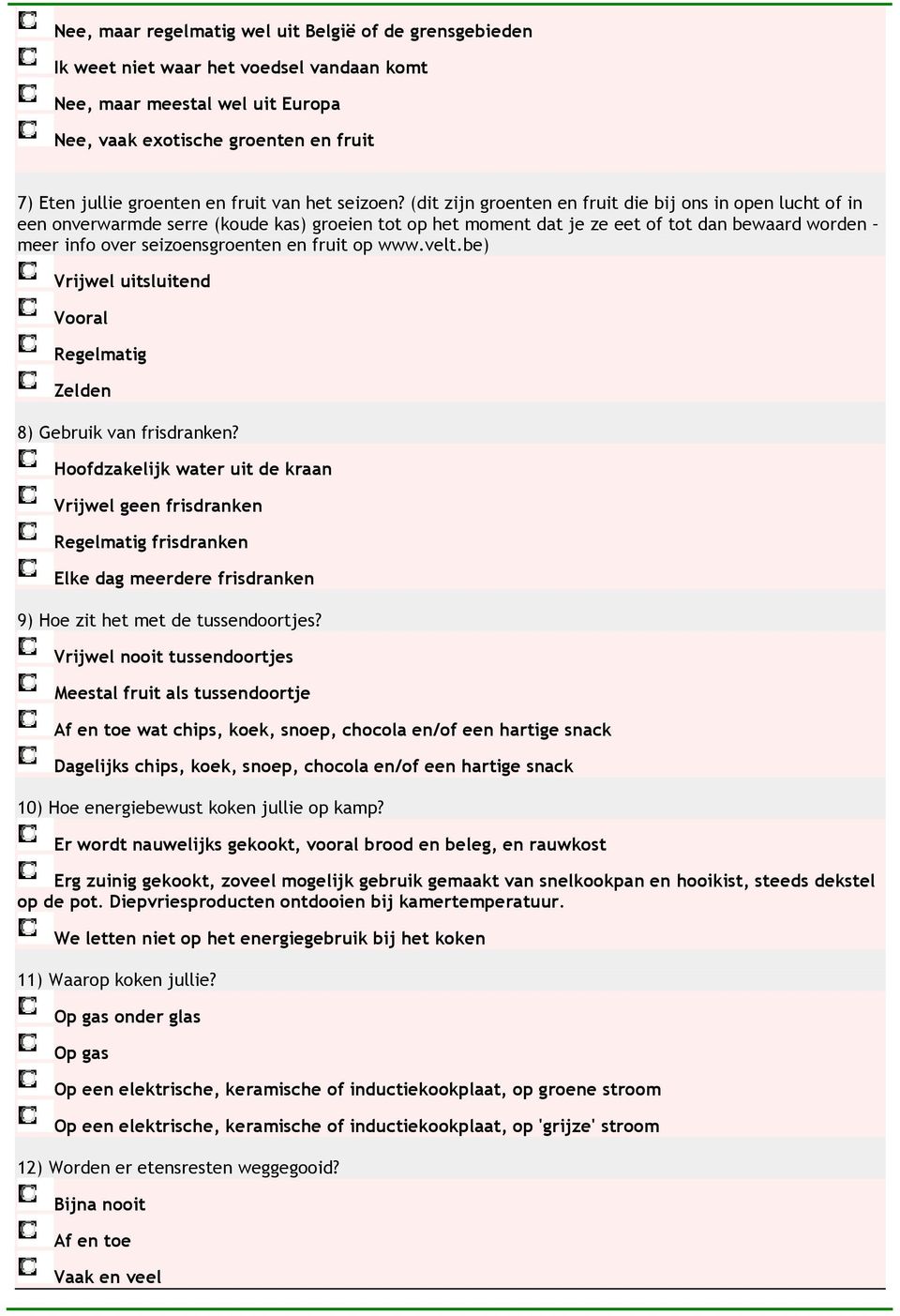 seizoensgroenten en fruit op www.velt.