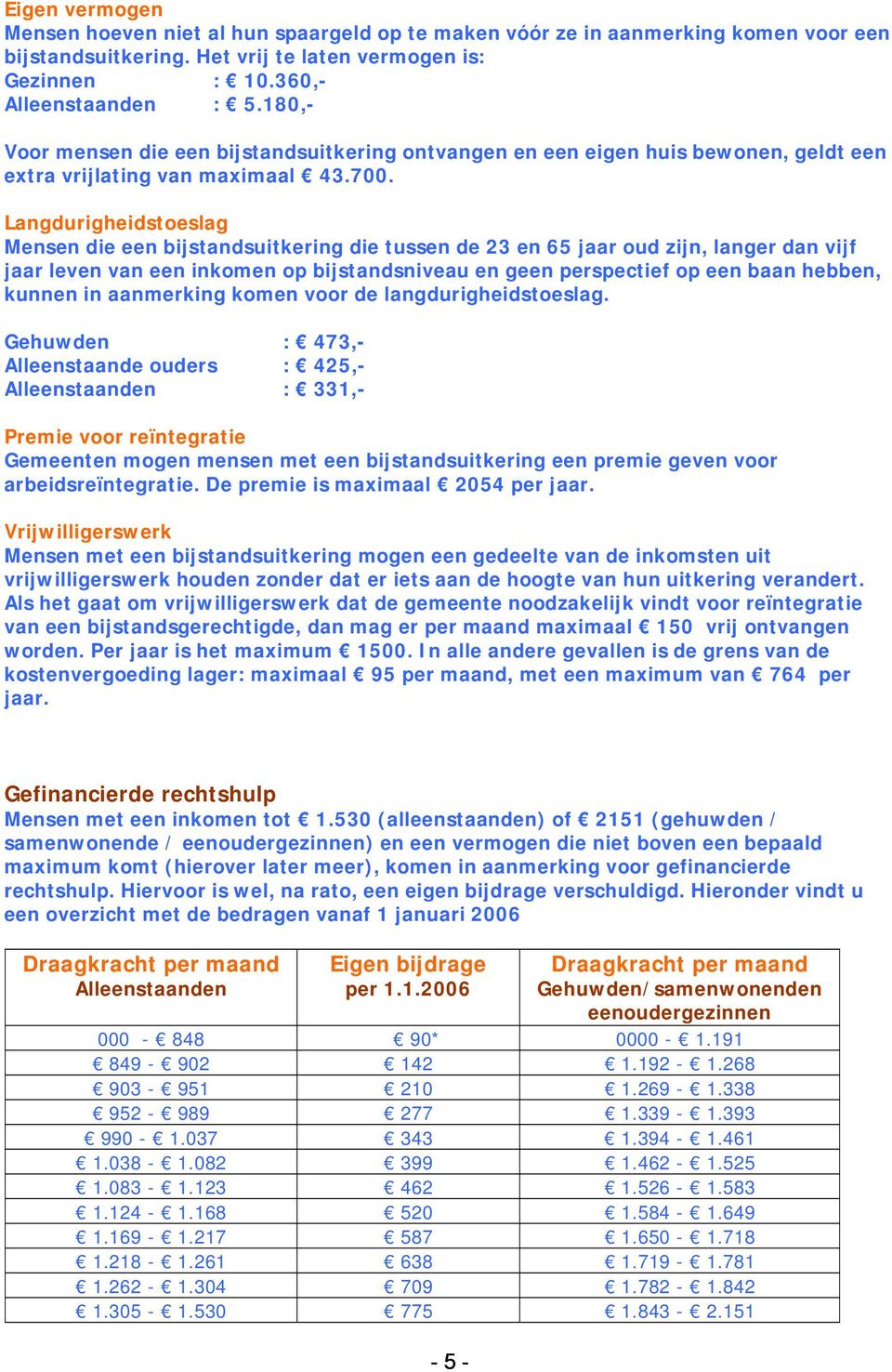 Langdurigheidstoeslag Mensen die een bijstandsuitkering die tussen de 23 en 65 jaar oud zijn, langer dan vijf jaar leven van een inkomen op bijstandsniveau en geen perspectief op een baan hebben,