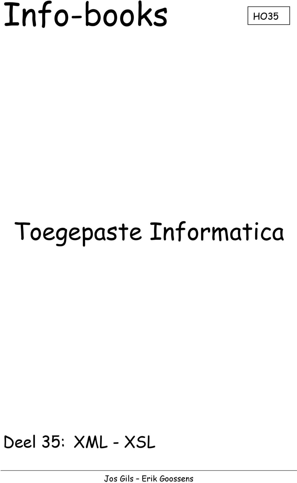 Informatica Deel