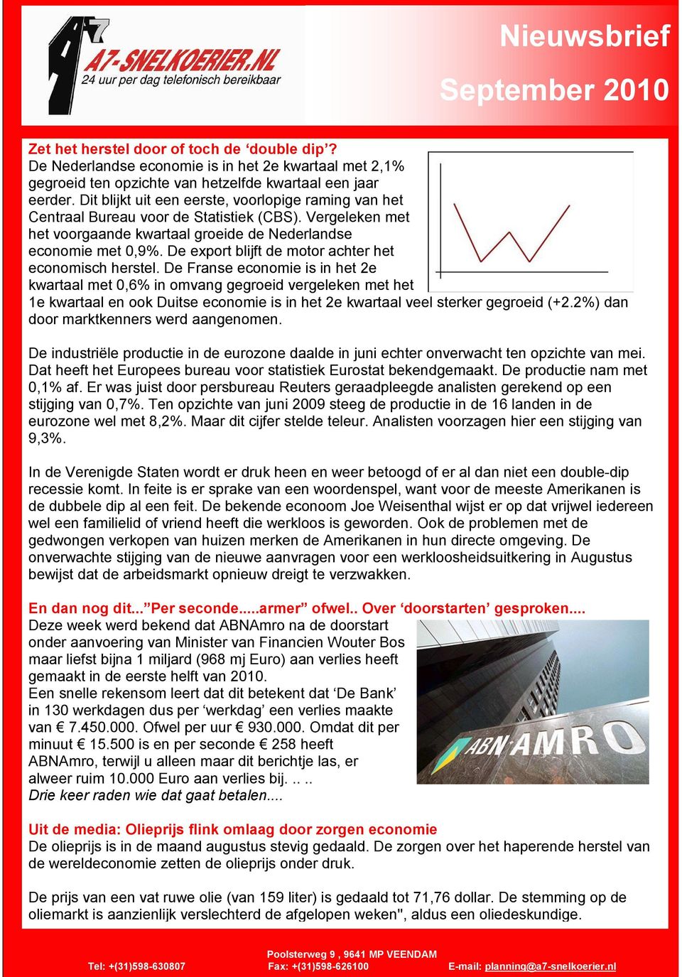 De export blijft de motor achter het economisch herstel.