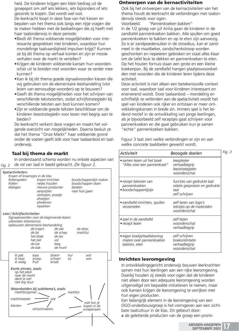 dit thema voldoende mogelijkheden voor interessante gesprekken met kinderen, waardoor hun mondelinge taalvaardigheid impulsen krijgt?