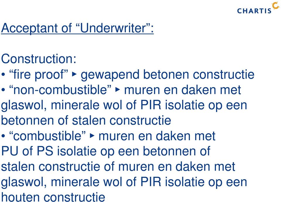 of stalen constructie combustible muren en daken met PU of PS isolatie op een betonnen of