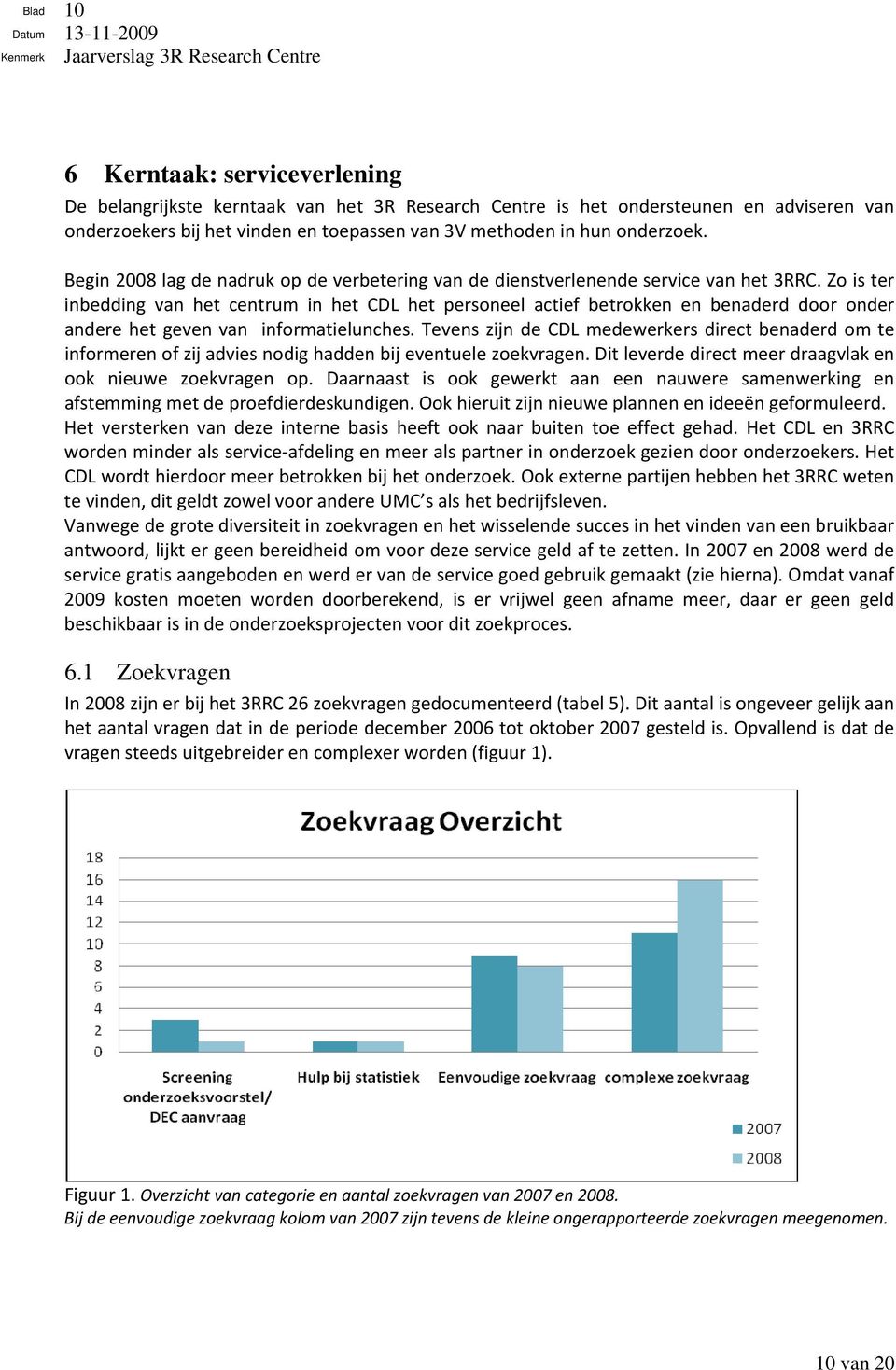 Zo is ter inbedding van het centrum in het CDL het personeel actief betrokken en benaderd door onder andere het geven van informatielunches.