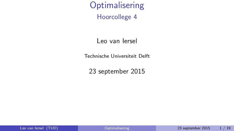 23 september 2015 Leo van Iersel