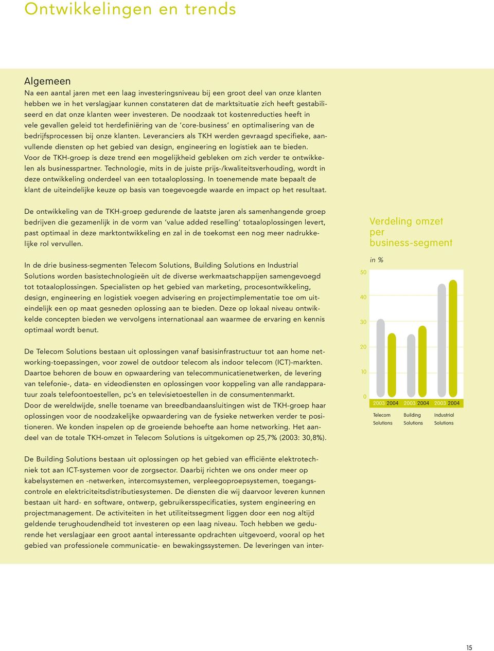 De noodzaak tot kostenreducties heeft in vele gevallen geleid tot herdefiniëring van de core-business en optimalisering van de bedrijfsprocessen bij onze klanten.