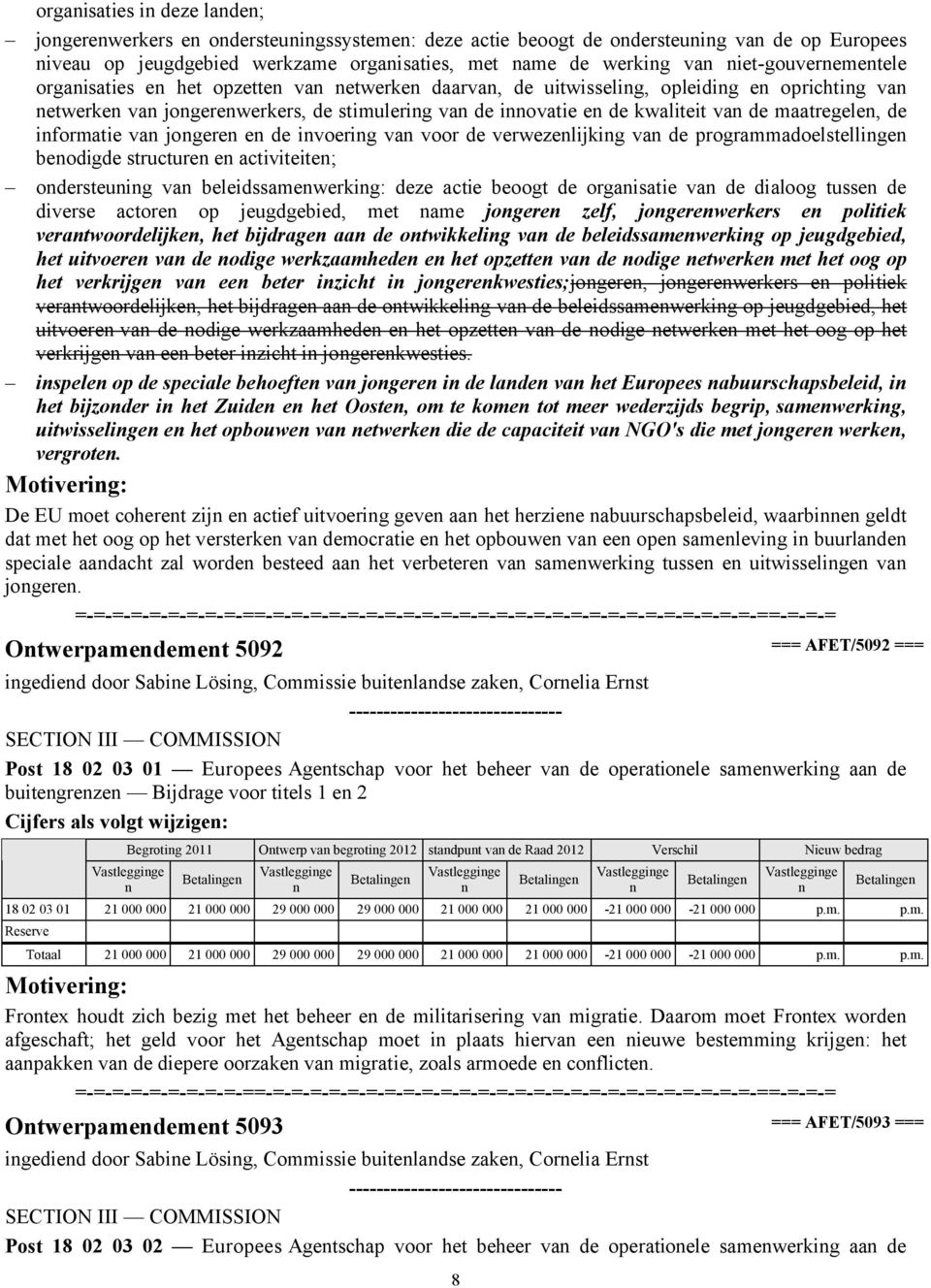 ivoerig va voor de verwezelijkig va de programmadoelstellige beodigde structure e activiteite; odersteuig va beleidssamewerkig: deze actie beoogt de orgaisatie va de dialoog tusse de diverse actore