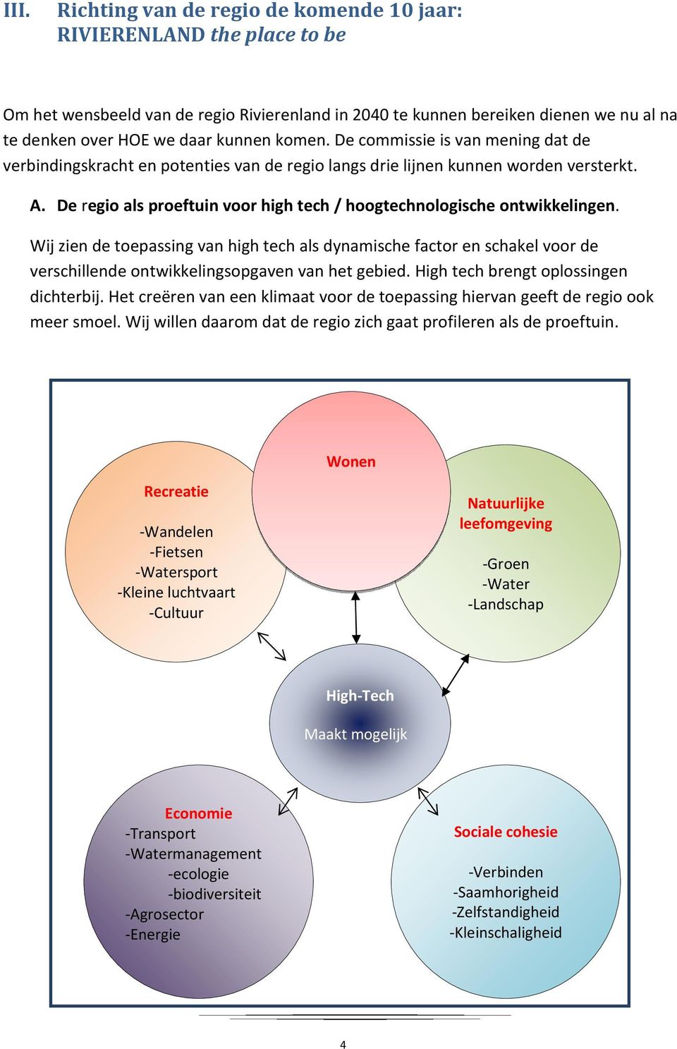 De regio als proeftuin voor high tech / hoogtechnologische ontwikkelingen.