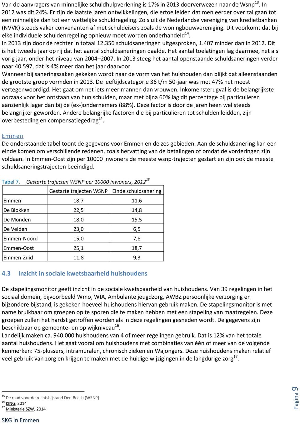 Zo sluit de Nederlandse vereniging van kredietbanken (NVVK) steeds vaker convenanten af met schuldeisers zoals de woningbouwvereniging.