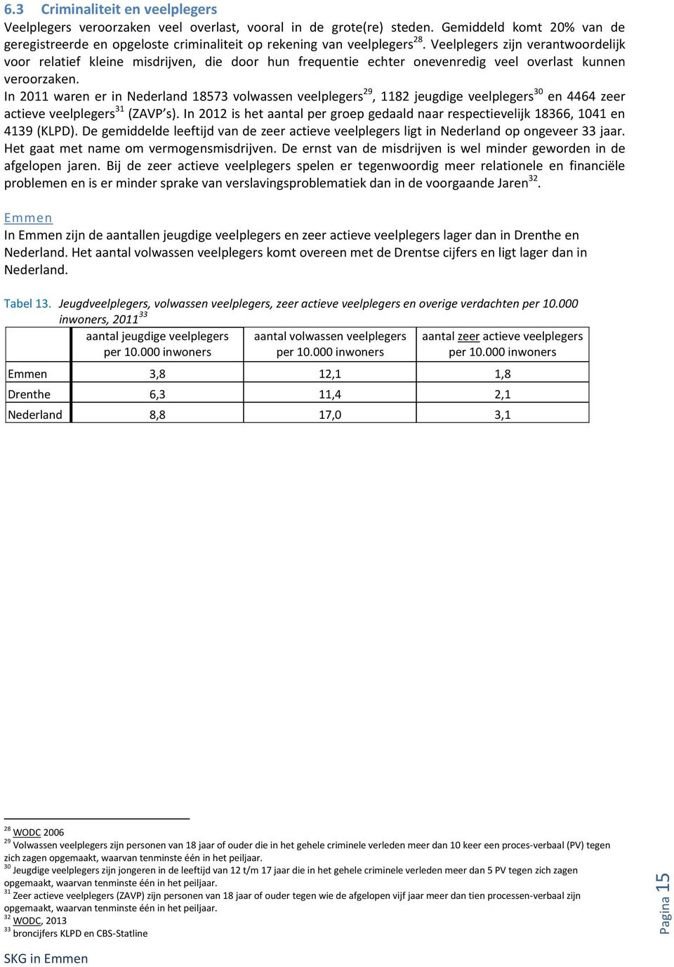 Veelplegers zijn verantwoordelijk voor relatief kleine misdrijven, die door hun frequentie echter onevenredig veel overlast kunnen veroorzaken.