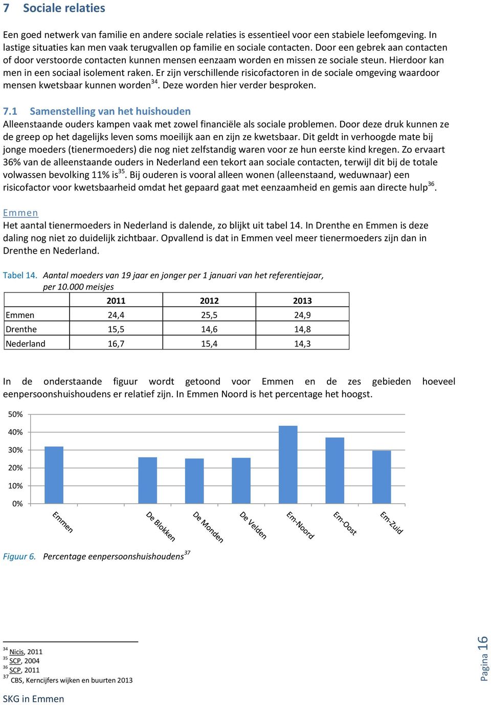 Er zijn verschillende risicofactoren in de sociale omgeving waardoor mensen kwetsbaar kunnen worden 34. Deze worden hier verder besproken. 7.