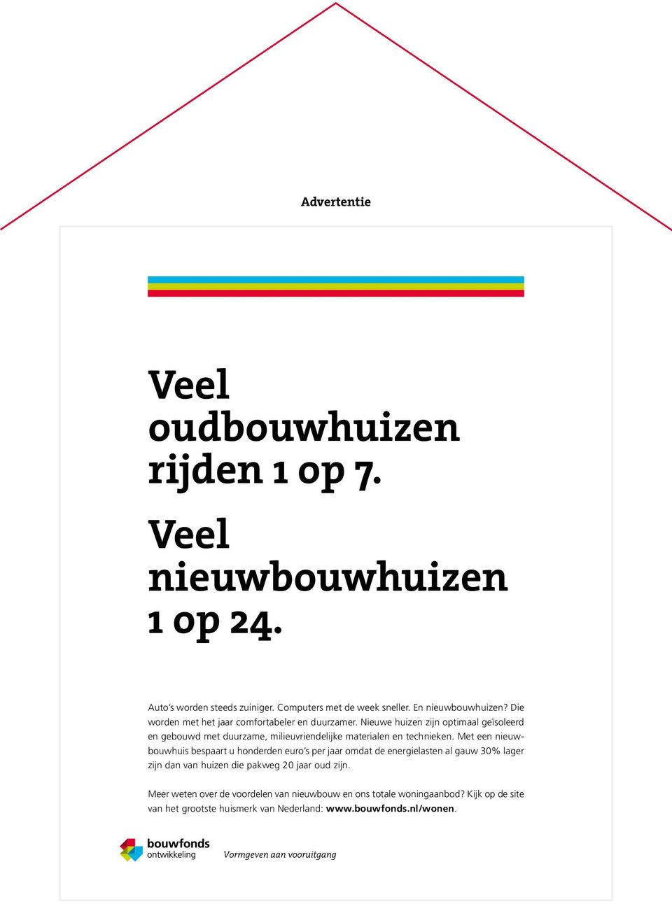 Nieuwe huizen zijn optimaal geïsoleerd en gebouwd met duurzame, milieuvriendelijke materialen en technieken.