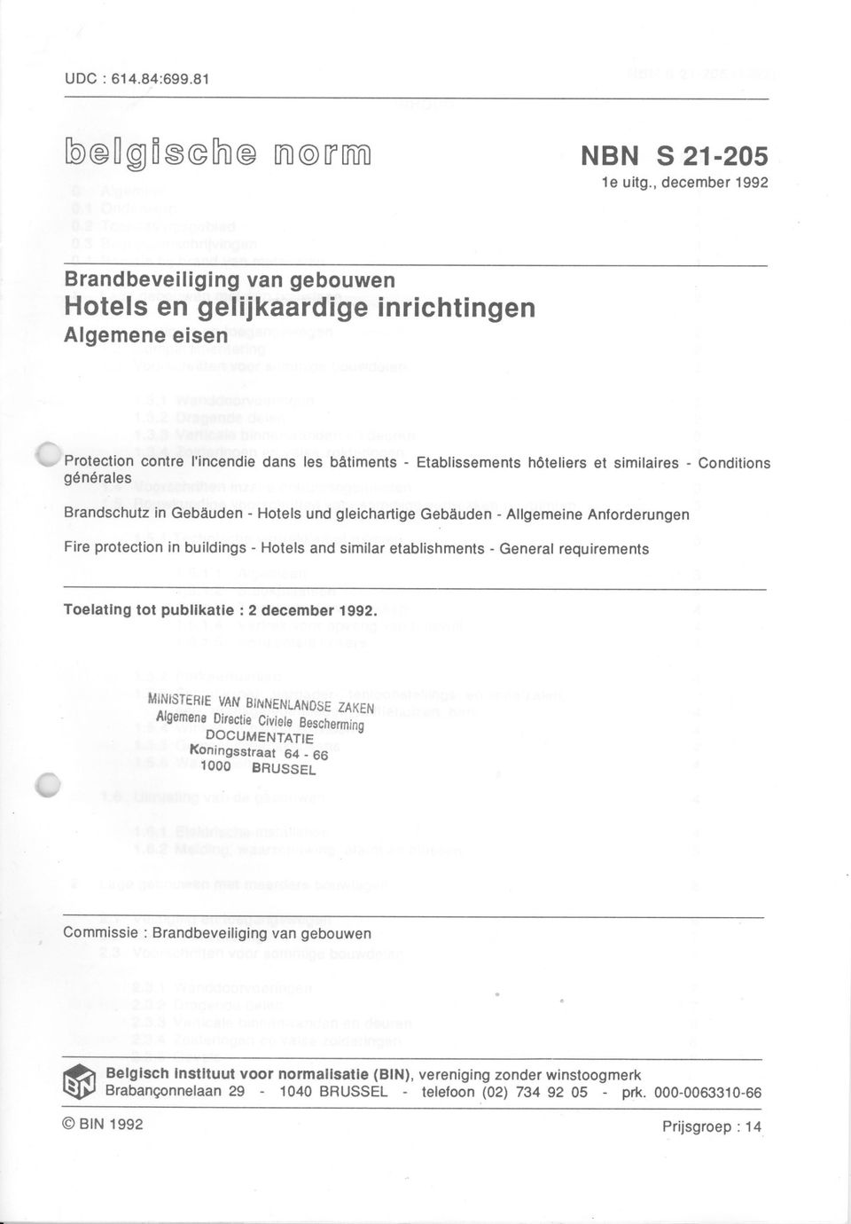 Anforderungen Fire protection in buildings - 