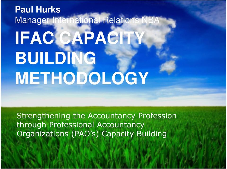 the Accountancy Profession through Professional