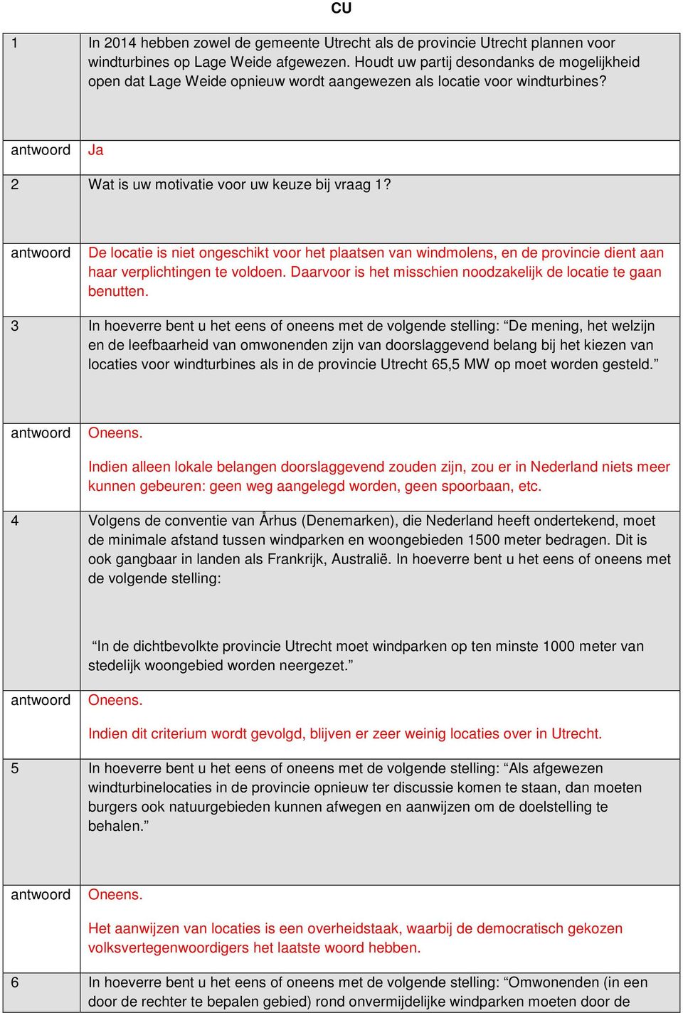 De locatie is niet ongeschikt voor het plaatsen van windmolens, en de provincie dient aan haar verplichtingen te voldoen. Daarvoor is het misschien noodzakelijk de locatie te gaan benutten.