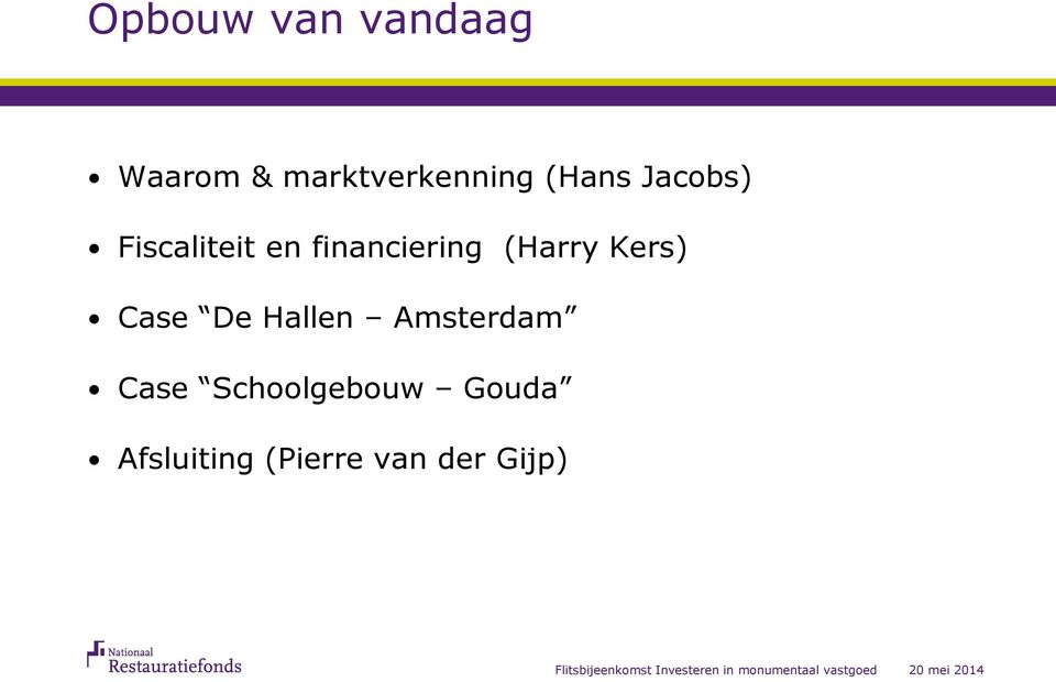 (Harry Kers) Case De Hallen Amsterdam Case