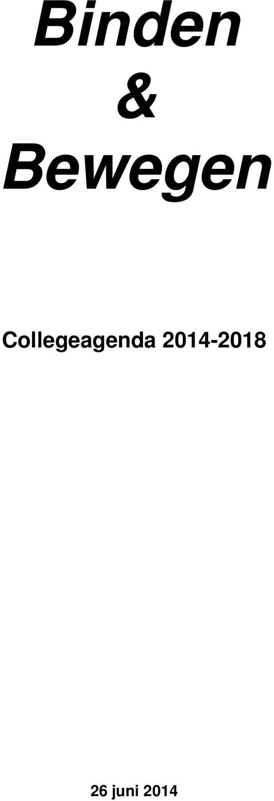 Collegeagenda