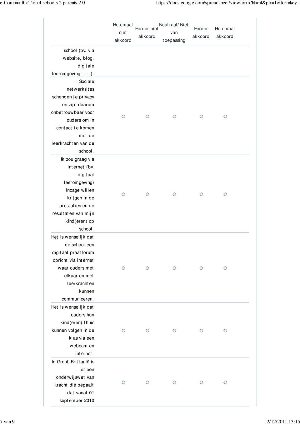 digitaal leeromgeving) inzage willen krijgen in de prestaties en de resultaten van mijn kind(eren) op school.