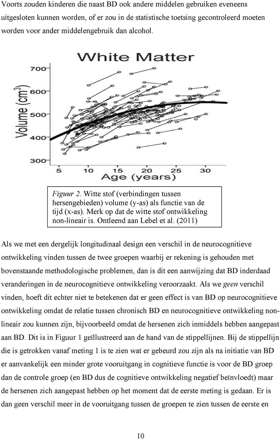 (2011) Als we met een dergelijk longitudinaal design een verschil in de neurocognitieve ontwikkeling vinden tussen de twee groepen waarbij er rekening is gehouden met bovenstaande methodologische