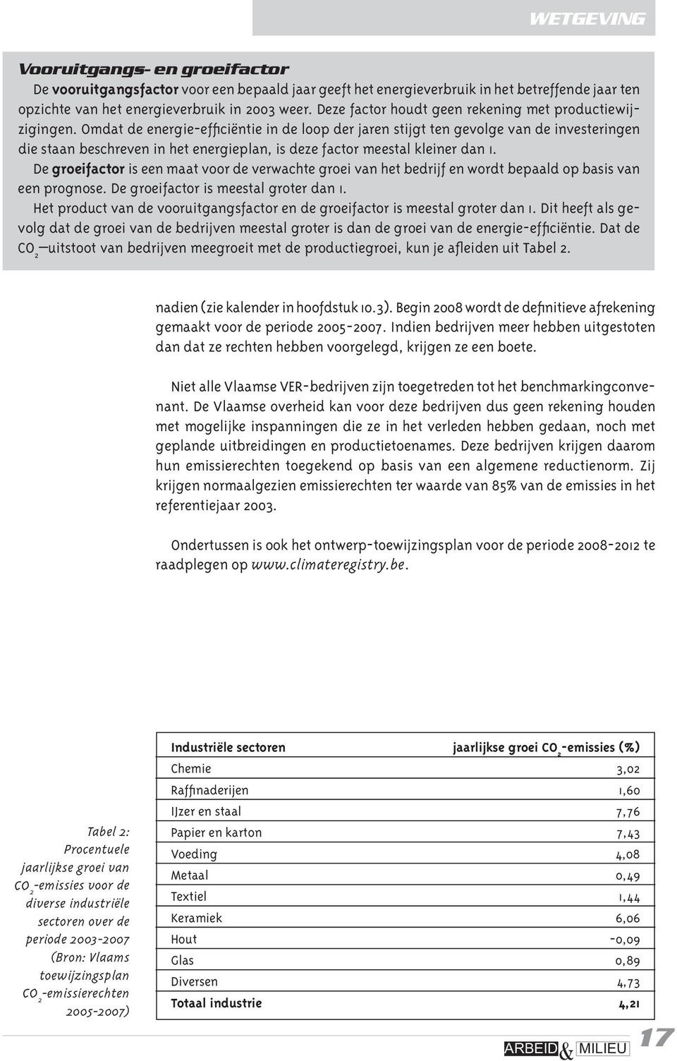 Omdat de energie-efficiëntie in de loop der jaren stijgt ten gevolge van de investeringen die staan beschreven in het energieplan, is deze factor meestal kleiner dan 1.