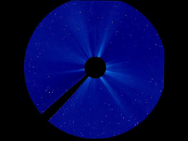 NOAA 1429 Protonstormen en CME s SOHO LASCO C3 3