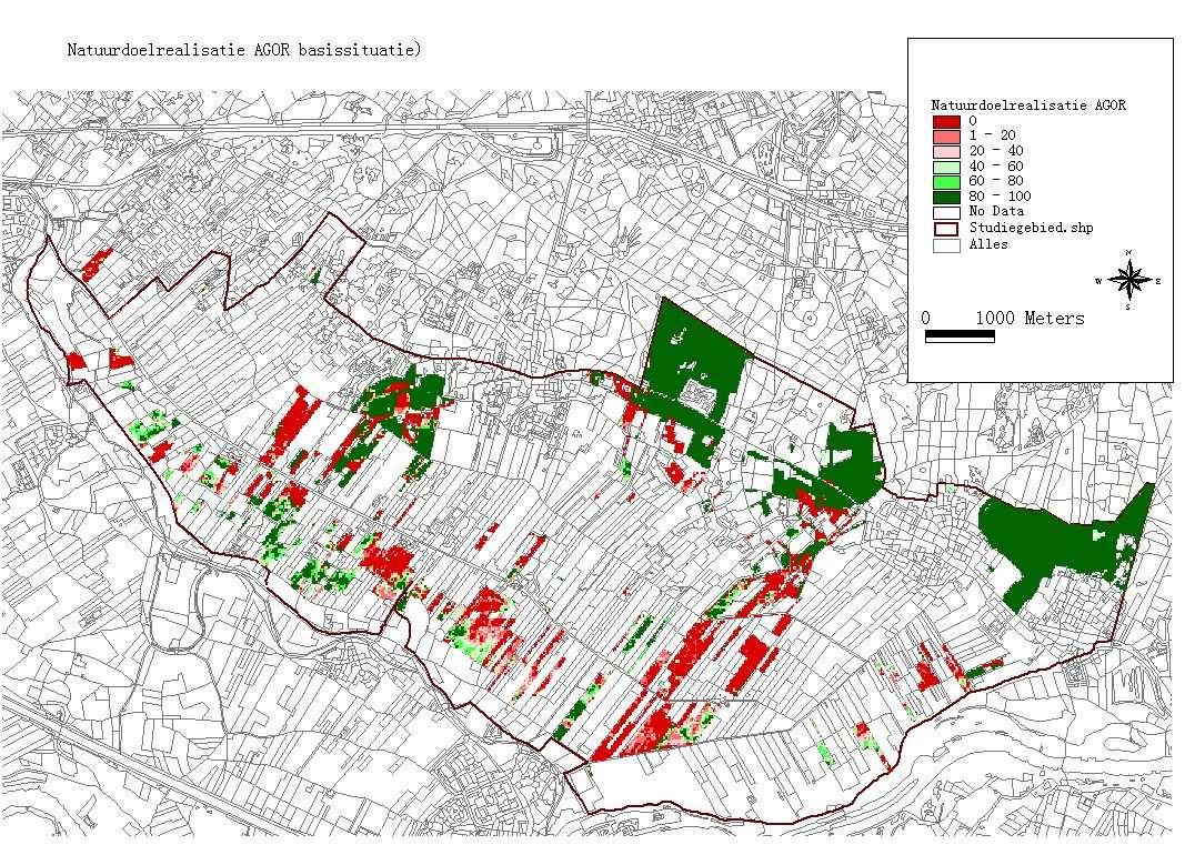 Doelrealisatie AGOR-natuur Uitgaande van de natuurdoelen die de provincie Utrecht heeft toegekend aan het Langbroekerweteringgebied, en de hierbij vastgestelde hydrologische randvoorwaarden, is met