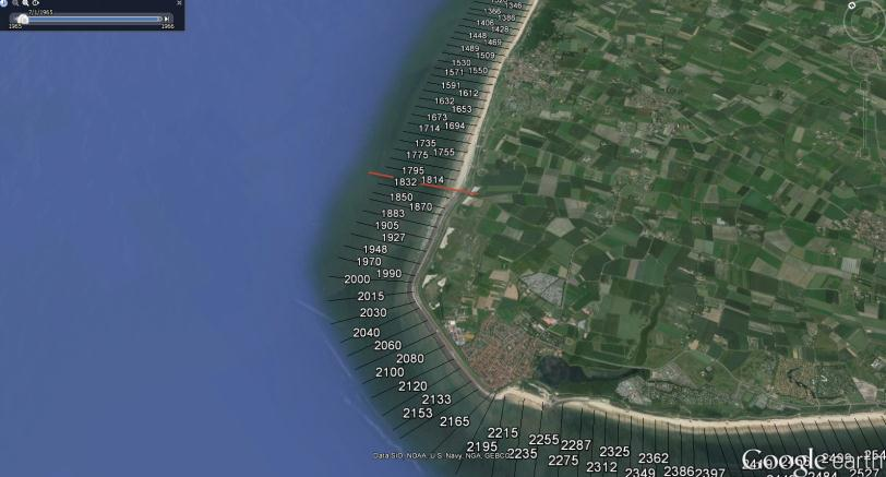 1207778-000-VEB-0021, 5 maart 2014, definitief 5 Uitwerking Westkapelle Bij het uitzoeken van een locatie langs de Westkapelse Zeedijk, speelt de aanwezigheid van een diepe geul een grote rol.