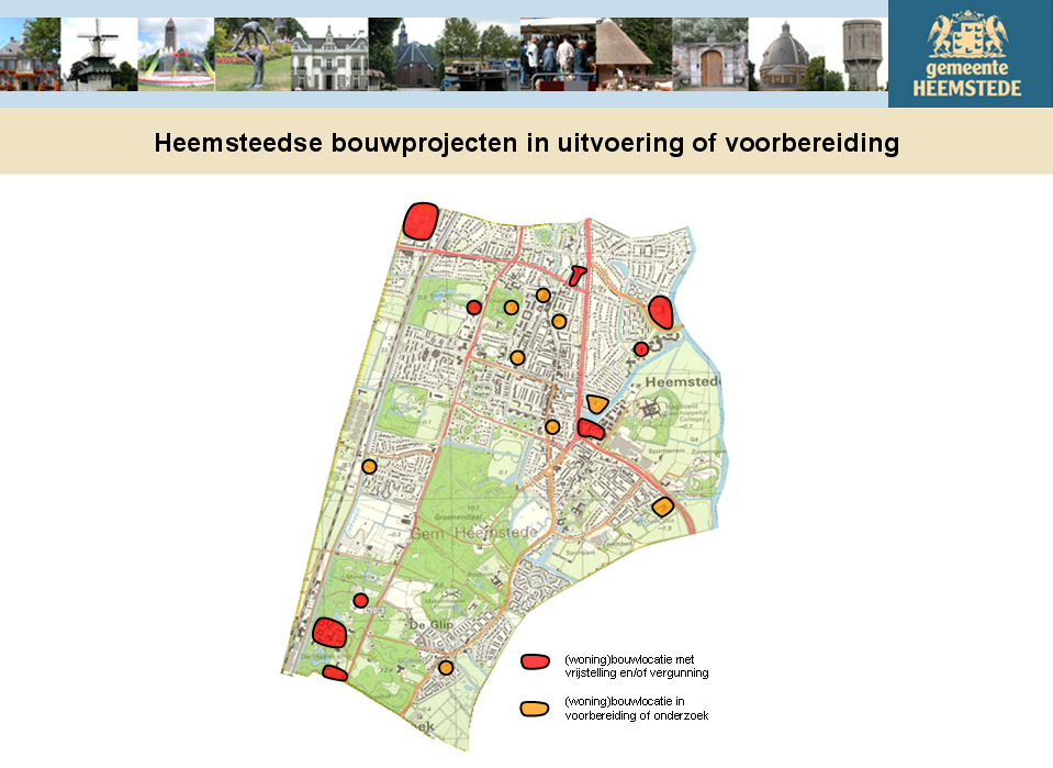 Afb. 9 De plannen voor de Westflank bepalen de leefomgeving van Heemstede, dat haar groene imago koestert. Afb.