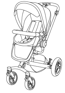 Gebruiksaanwijzing ITEM NO.: WW2100 EN1888: 2012 APPROVED LET OP: Lees deze gebruiksaanwijzing aandachtig voor het gebruik van de buggy en bewaar ze voor latere inzage.