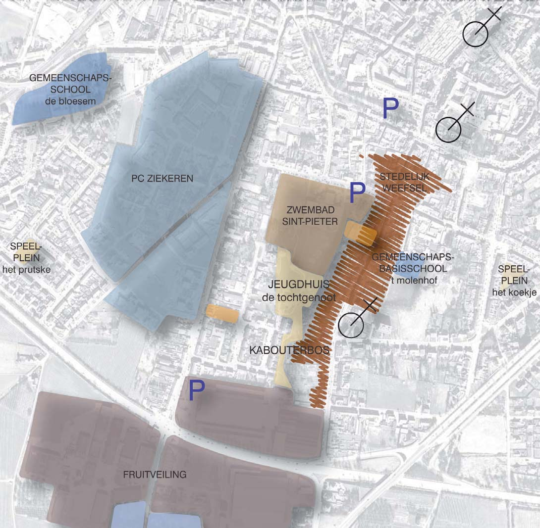 bestaande voorzieningen- en nederzettingenstructuur stad sint-truiden - rup