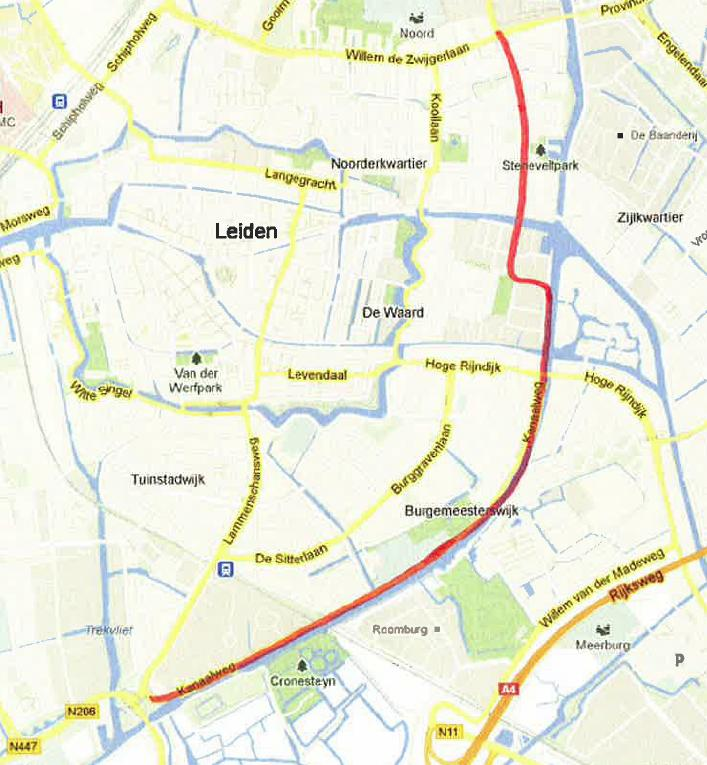 1 Inleiding De gemeente Leiden is voornemens om een nieuwe ringweg aan te leggen onder de naam Ringweg Oost.