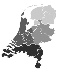 In de regio Wanneer de omzetgroei van het eerste halfjaar van 2006 op regionaal niveau wordt vergeleken, zijn er geen grote afwijkingen waarneembaar.