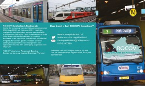 vervoer, te weten de stads-/streekbus en regionale trein en speciaal vervoer regiotaxi enz.