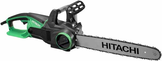 HITACHI. DAT ZAAGT SNEL, GEMAKKELIJK EN VEILIG! 4 E ELEKTRISCHE HITACHI KETTINGZAGEN CS30Y / CS35Y / CS40Y / CS45Y Extra sterk: 2.000 W sterke motor. Zeer uitgebalanceerde machines voor meer controle.